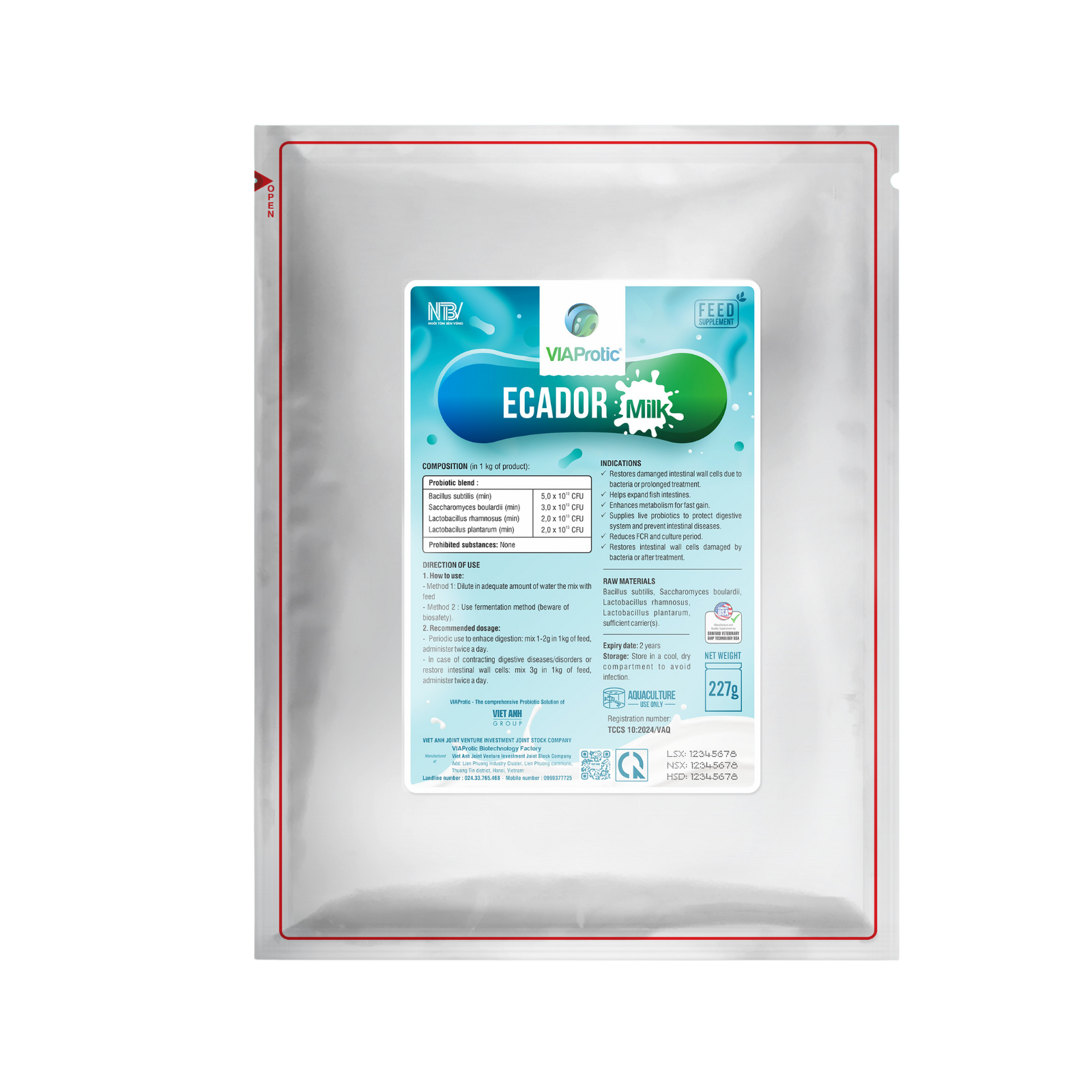 Vi Sinh Tươi Ecador Milk