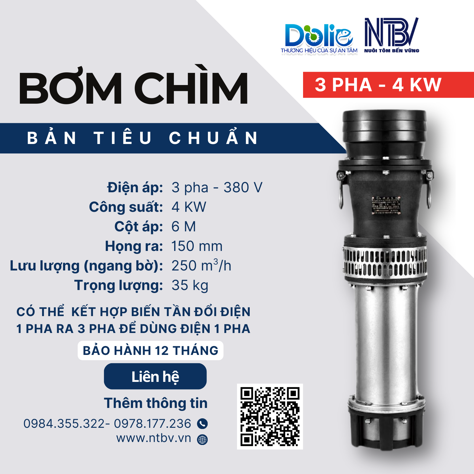 Bơm 4KW Tiêu Chuẩn